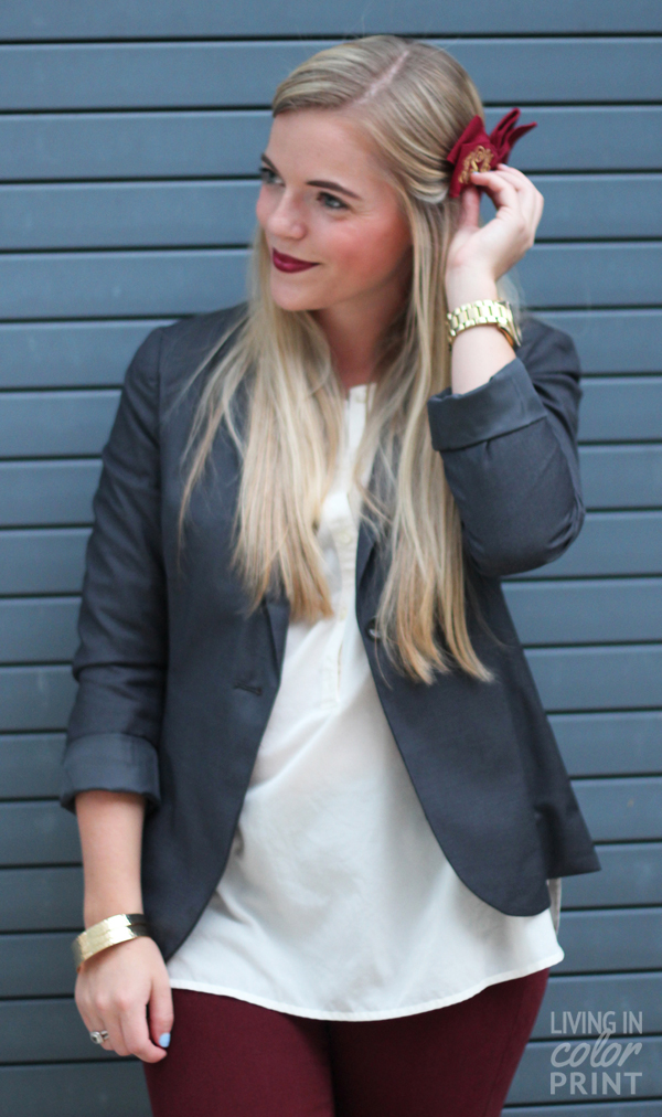 Garnet Oxfords | Living In Color Print