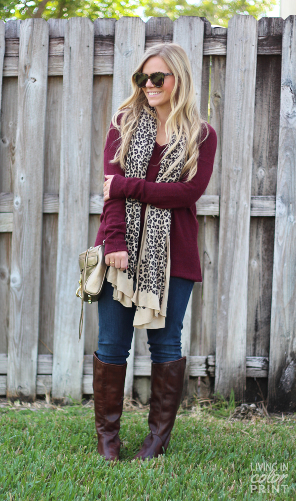 Garnet Sweater | Living In Color Print