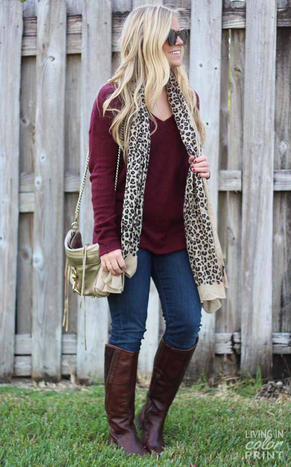 Garnet Sweater | Living in Color Print