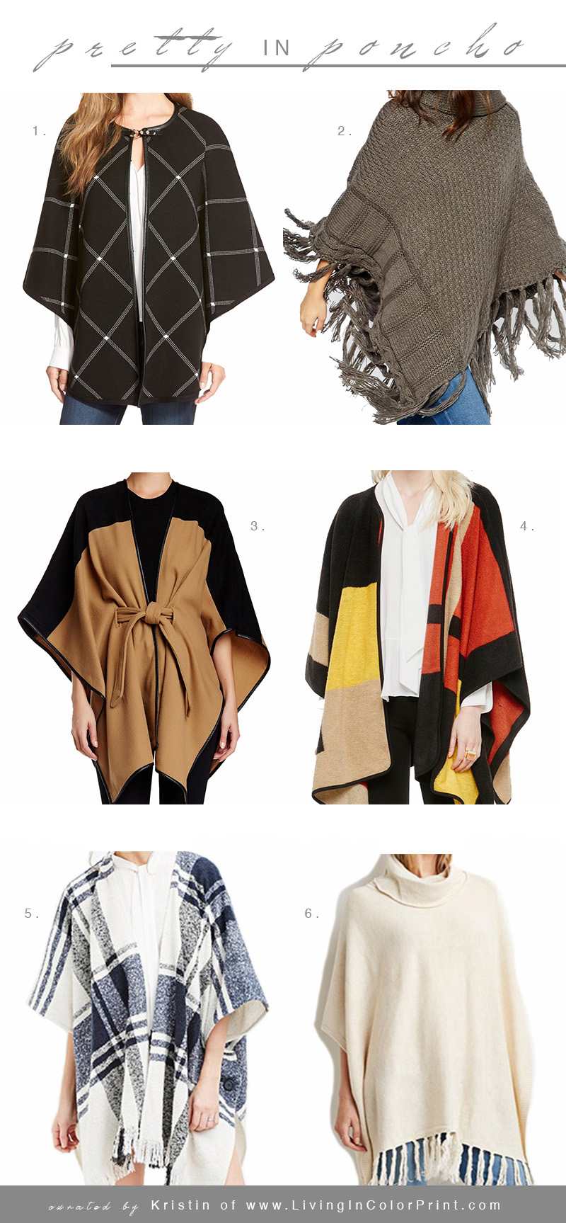 best fall ponchos, fall ponchos