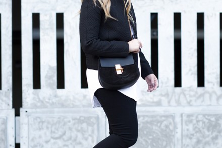 black joie sneakers, black bomber jacket, eBay holiday shopping