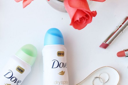 dove dry spray deodorant, new beauty favorites