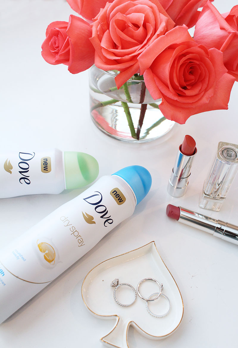 dove dry spray deodorant, new beauty favorites