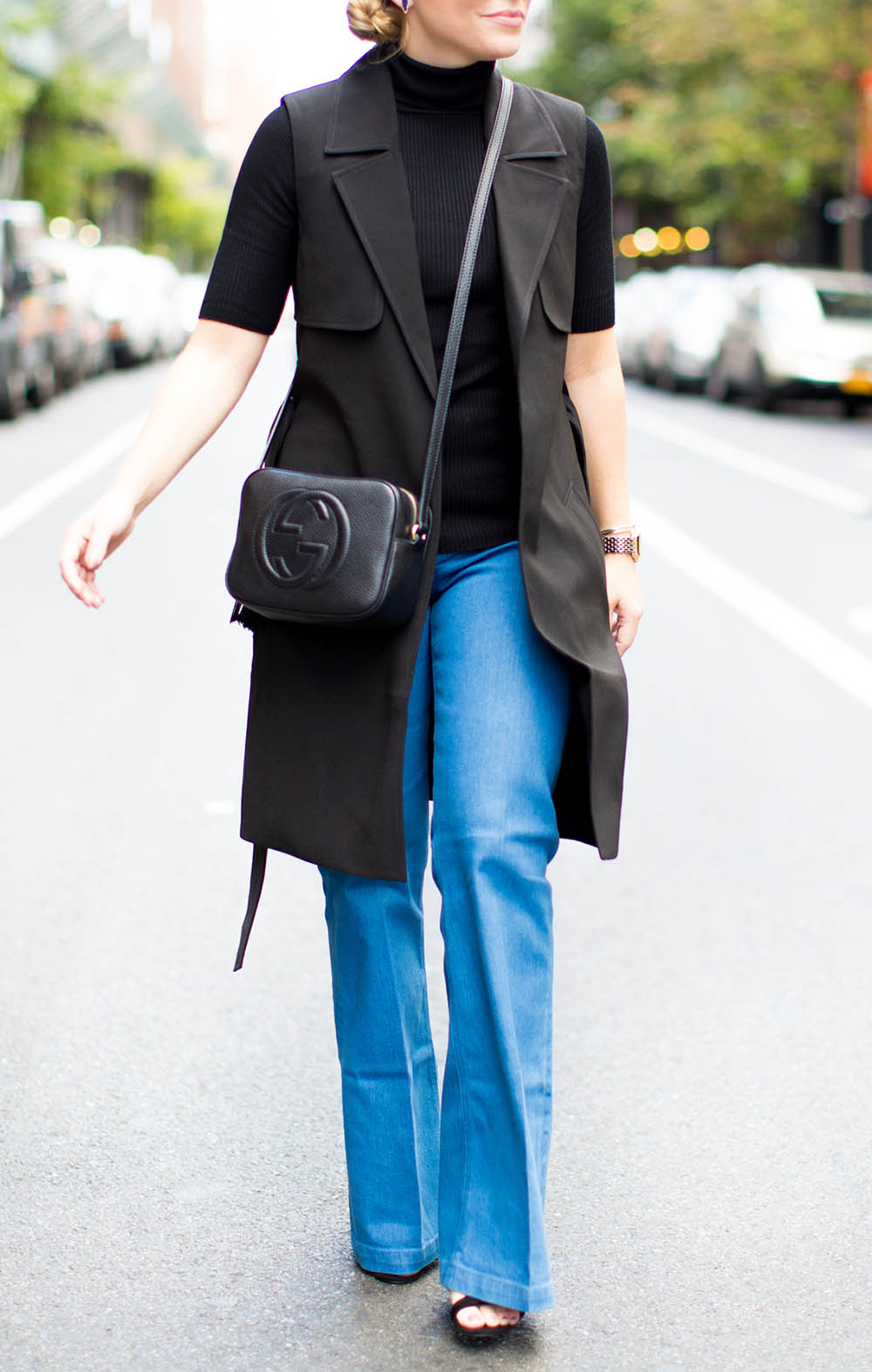 Cornblue Wide Leg Jeans 