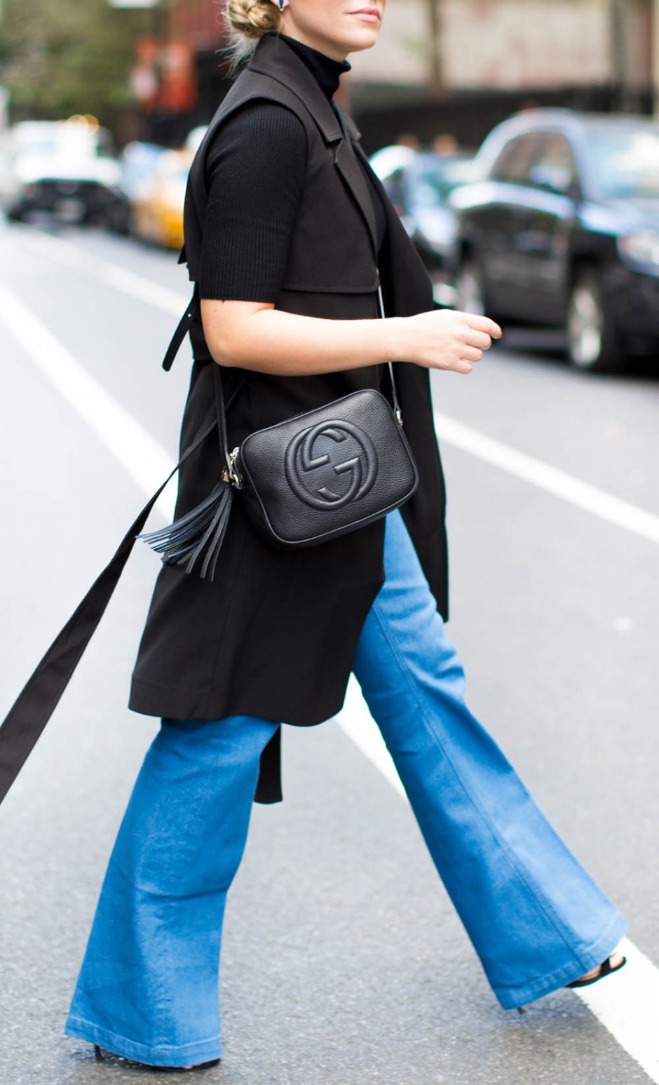 Cornblue Wide Leg Jeans