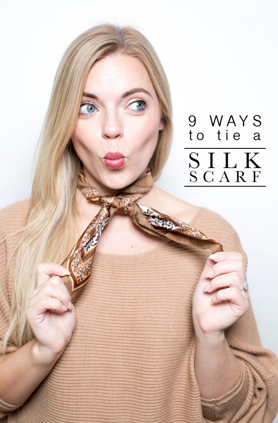 9 Ways To Tie A Silk Scarf