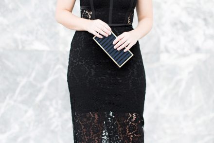 Express Black Lacey Dress + Giveaway
