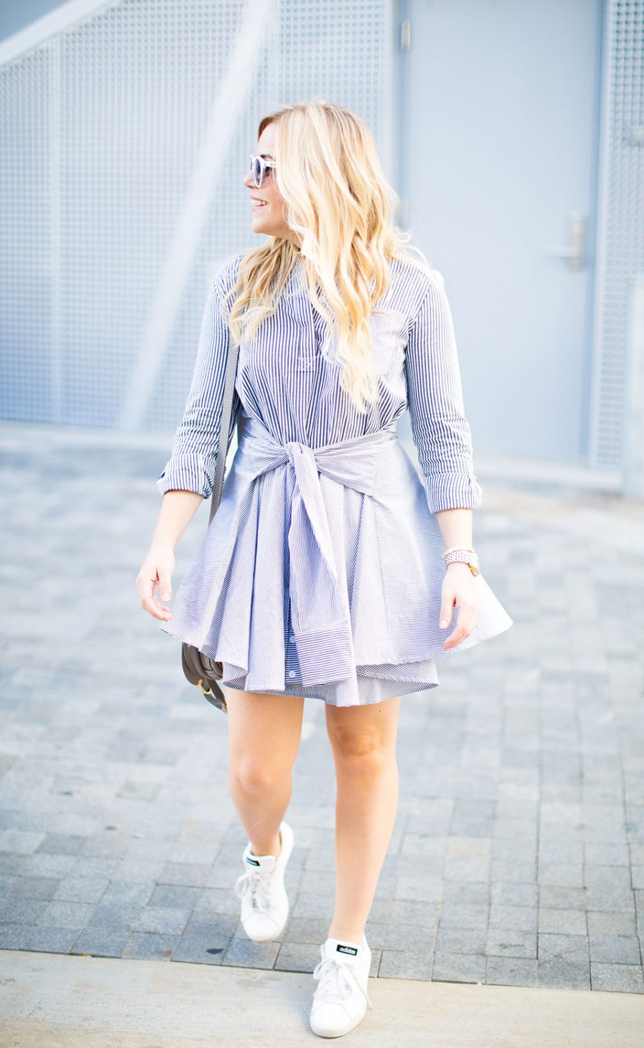 Stripe Shirt Dress