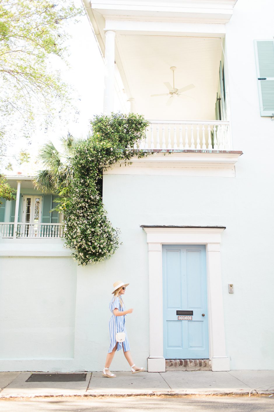 Blue Stripe Midi | Living In Color Print