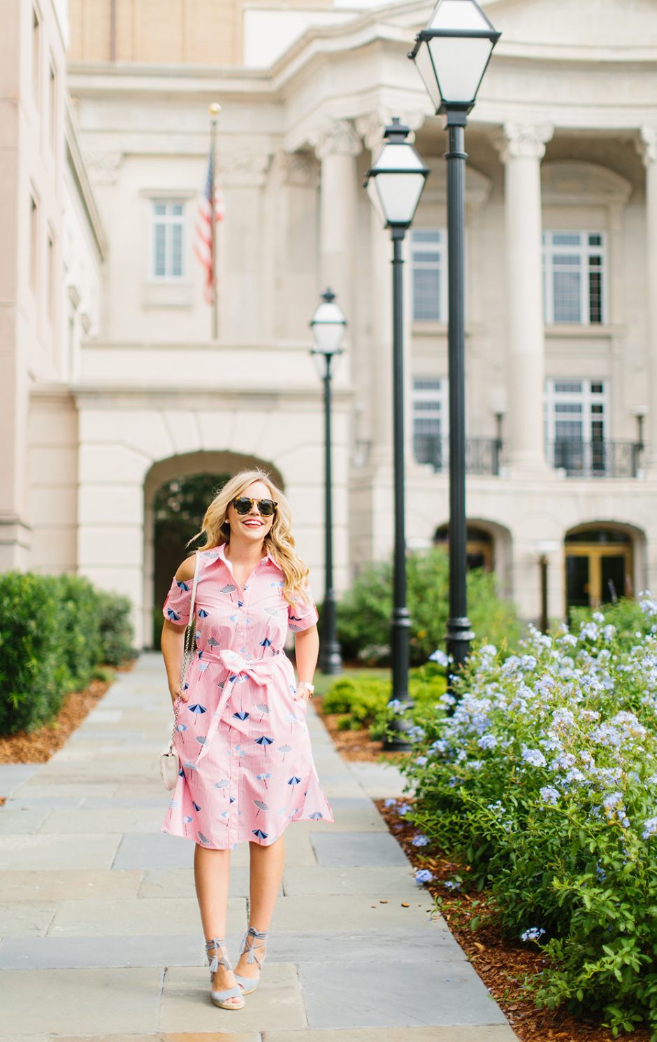 Draper James Umbrella Midi Dress | Living In Color Print